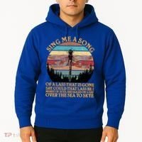 Retro Say Me A Song Dragonfly Sunset Hoodie thumb 2