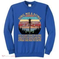 Retro Say Me A Song Dragonfly Sunset Sweatshirt thumb 0
