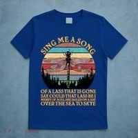 Retro Say Me A Song Dragonfly Sunset T-Shirt thumb 5