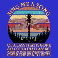 Retro Say Me A Song Dragonfly Sunset Polo thumb 2