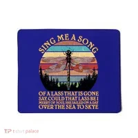 Retro Say Me A Song Dragonfly Sunset Mousepad thumb 0
