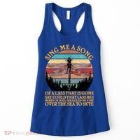 Retro Say Me A Song Dragonfly Sunset Women's Tank Top thumb 0