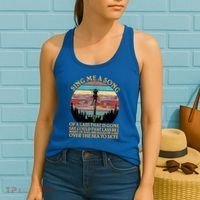 Retro Say Me A Song Dragonfly Sunset Women's Tank Top thumb 2