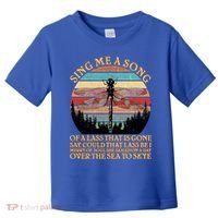 Retro Say Me A Song Dragonfly Sunset Toddler T-Shirt thumb 0