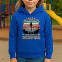 Retro Say Me A Song Dragonfly Sunset Kids Hoodie thumb 3