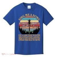 Retro Say Me A Song Dragonfly Sunset Kids T-Shirt thumb 0