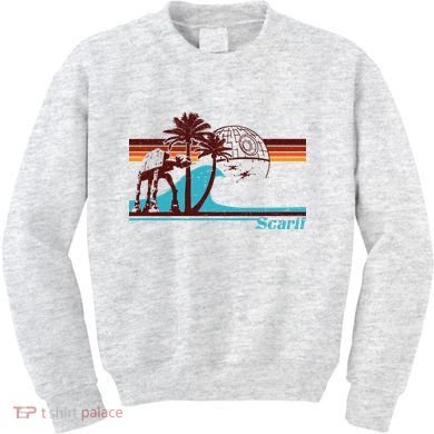Retro Scarif Summer Kids Sweatshirt