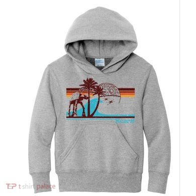 Retro Scarif Summer Kids Hoodie