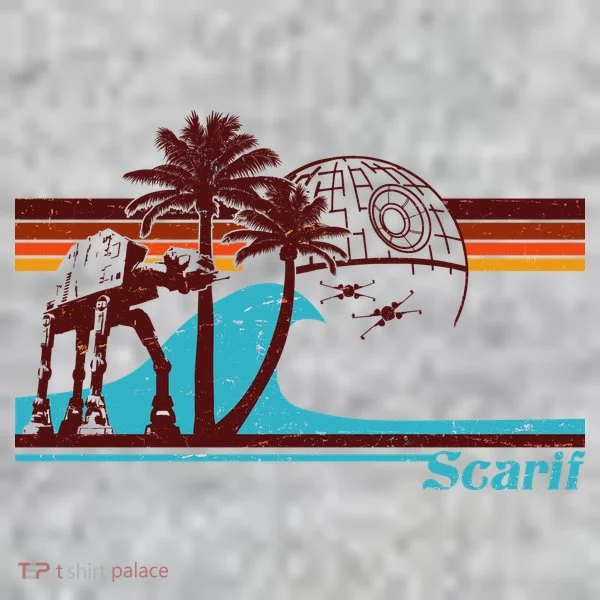 Retro Scarif Summer Kids Hoodie
