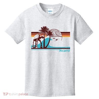 Retro Scarif Summer Kids T-Shirt