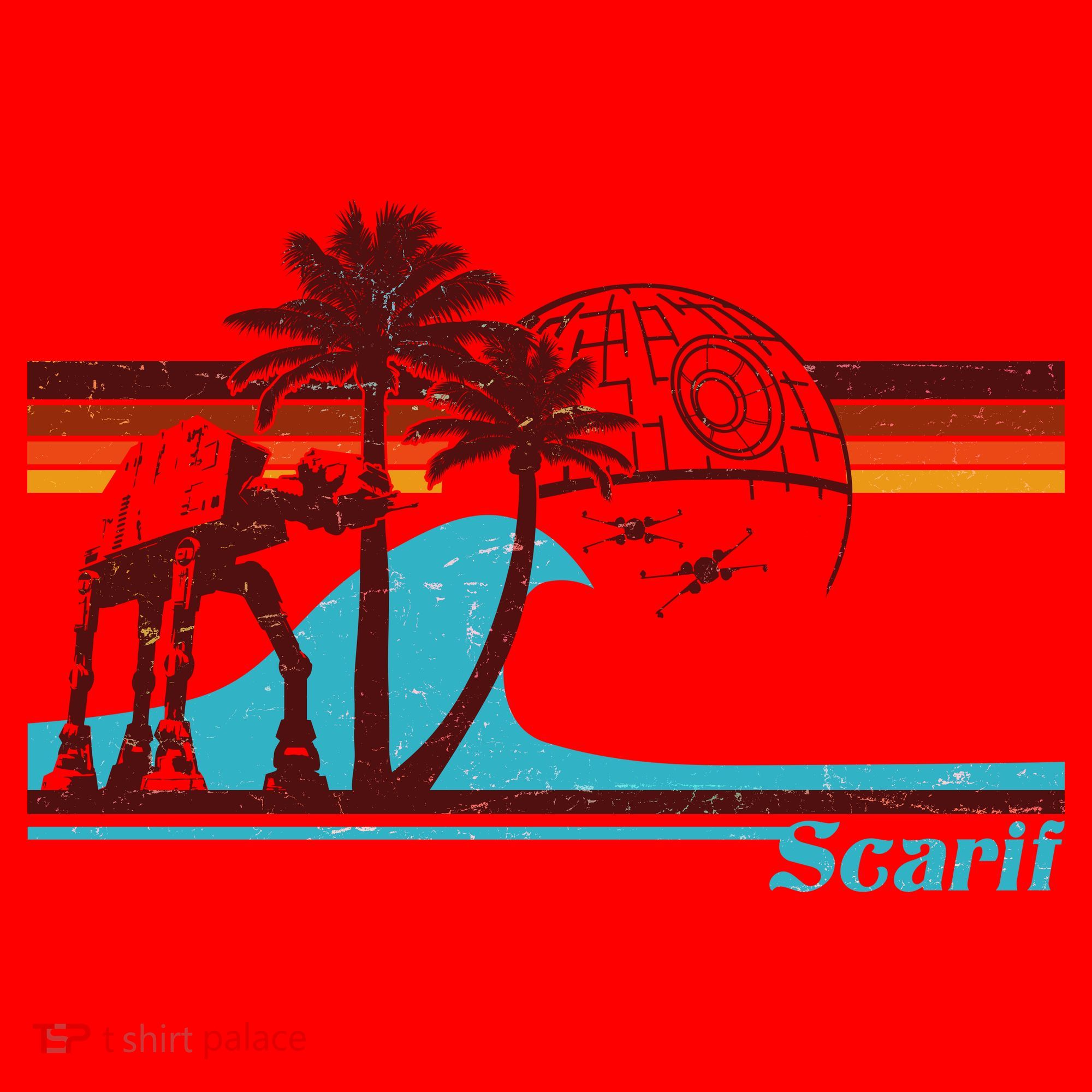 Retro Scarif Summer Santa Hat