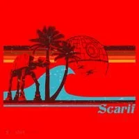 Retro Scarif Summer Santa Hat thumb 1