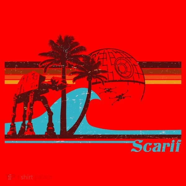 Retro Scarif Summer Santa Hat