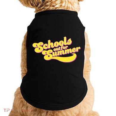 Retro School's Out For Summer Doggie Tank