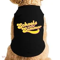 Retro School's Out For Summer Doggie Tank thumb 0