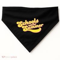 Retro School's Out For Summer USA-Made Doggie Bandana thumb 0