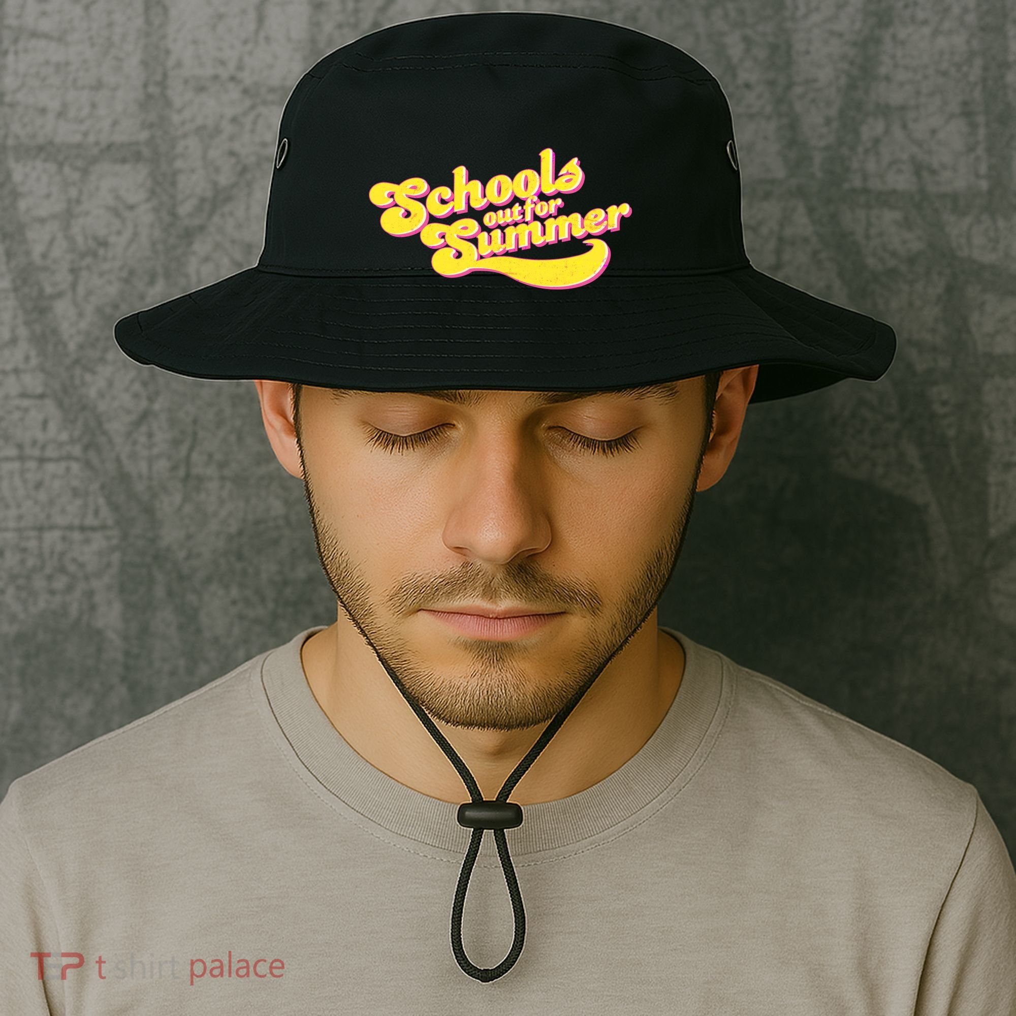 Retro School's Out For Summer Bucket Hat