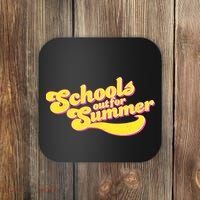 Retro School's Out For Summer Coaster thumb 0
