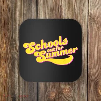 Retro School's Out For Summer Coaster