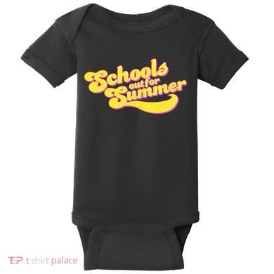 Retro School's Out For Summer Baby Bodysuit