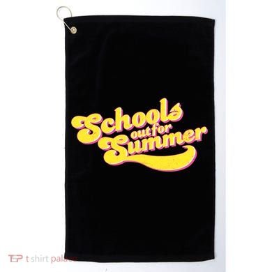 Retro School's Out For Summer Golf Towel