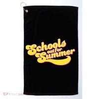 Retro School's Out For Summer Golf Towel thumb 0