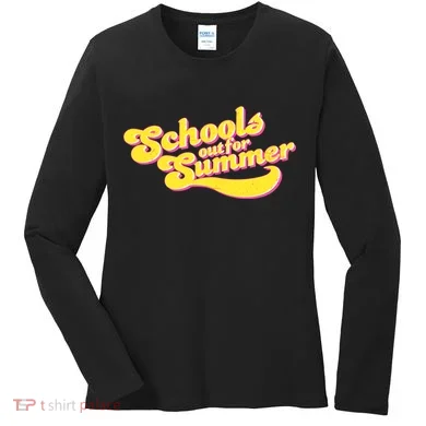 Retro School's Out For Summer Women's Long Sleeve Shirt