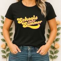 Retro School's Out For Summer Women's T-Shirt thumb 2