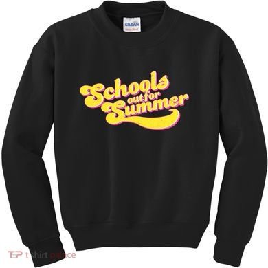 Retro School's Out For Summer Kids Sweatshirt