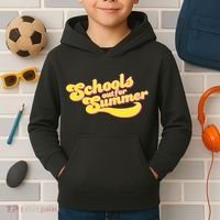Retro School's Out For Summer Kids Hoodie thumb 2