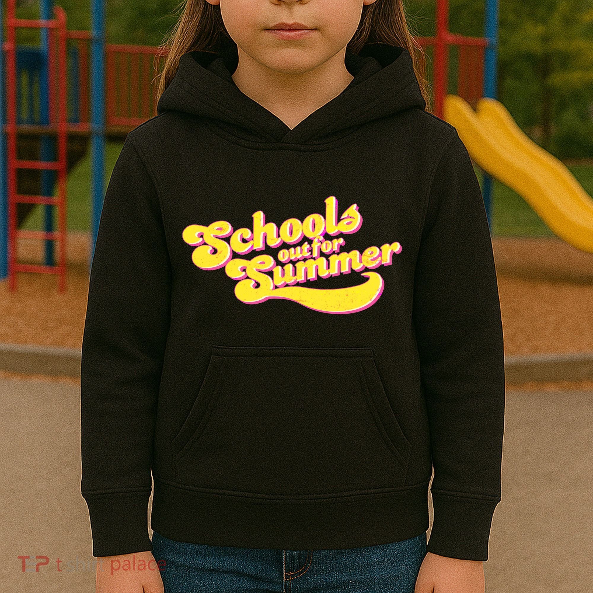 Retro School's Out For Summer Kids Hoodie