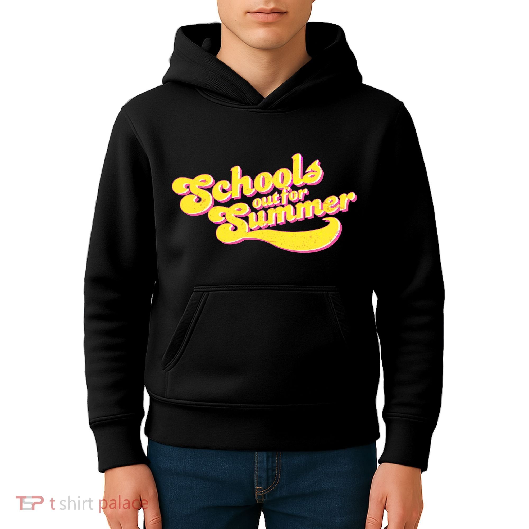 Retro School's Out For Summer Kids Hoodie