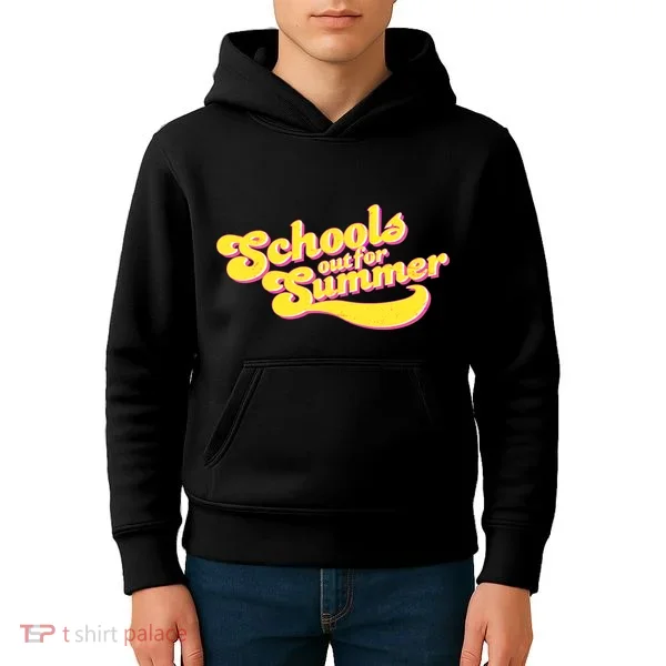 Retro School's Out For Summer Kids Hoodie
