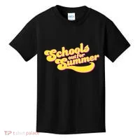 Retro School's Out For Summer Kids T-Shirt thumb 0