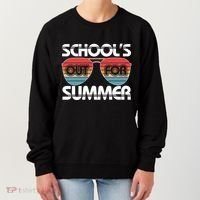 Retro School's Out For Summer Aviator Sunglasses Women's Sweatshirt thumb 0