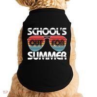 Retro School's Out For Summer Aviator Sunglasses Doggie Tank thumb 0