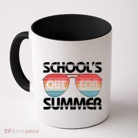 Retro School's Out For Summer Aviator Sunglasses Coffee Mug thumb 0