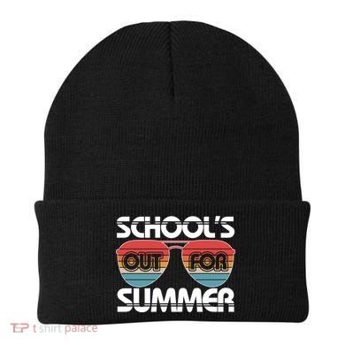 Retro School's Out For Summer Aviator Sunglasses Beanie