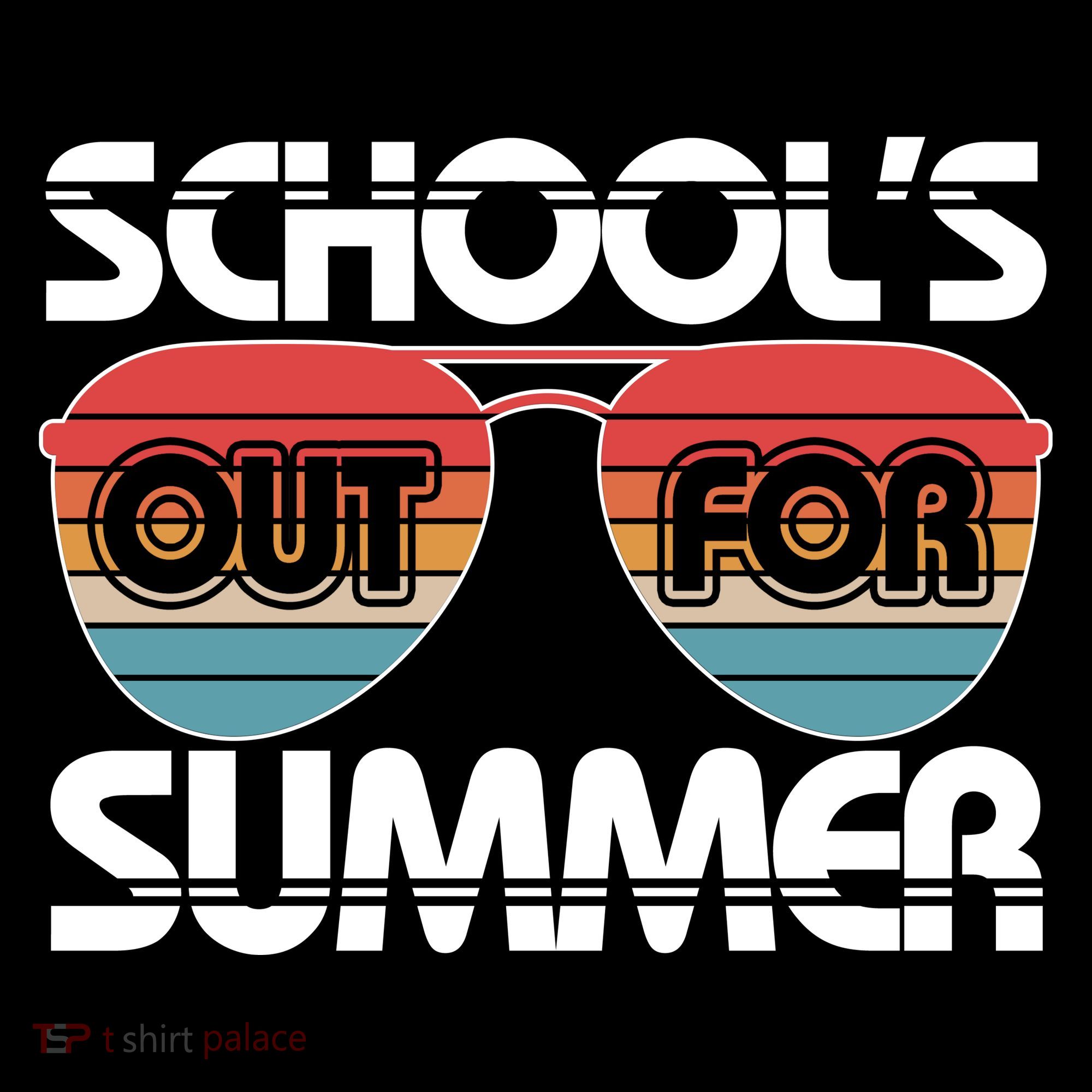 Retro School's Out For Summer Aviator Sunglasses Women's Hoodie