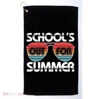 Retro School's Out For Summer Aviator Sunglasses Golf Towel thumb 0