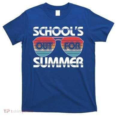 Retro School's Out For Summer Aviator Sunglasses T-Shirt