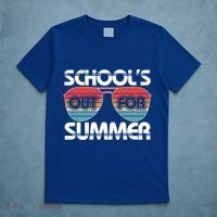 Retro School's Out For Summer Aviator Sunglasses T-Shirt thumb 5
