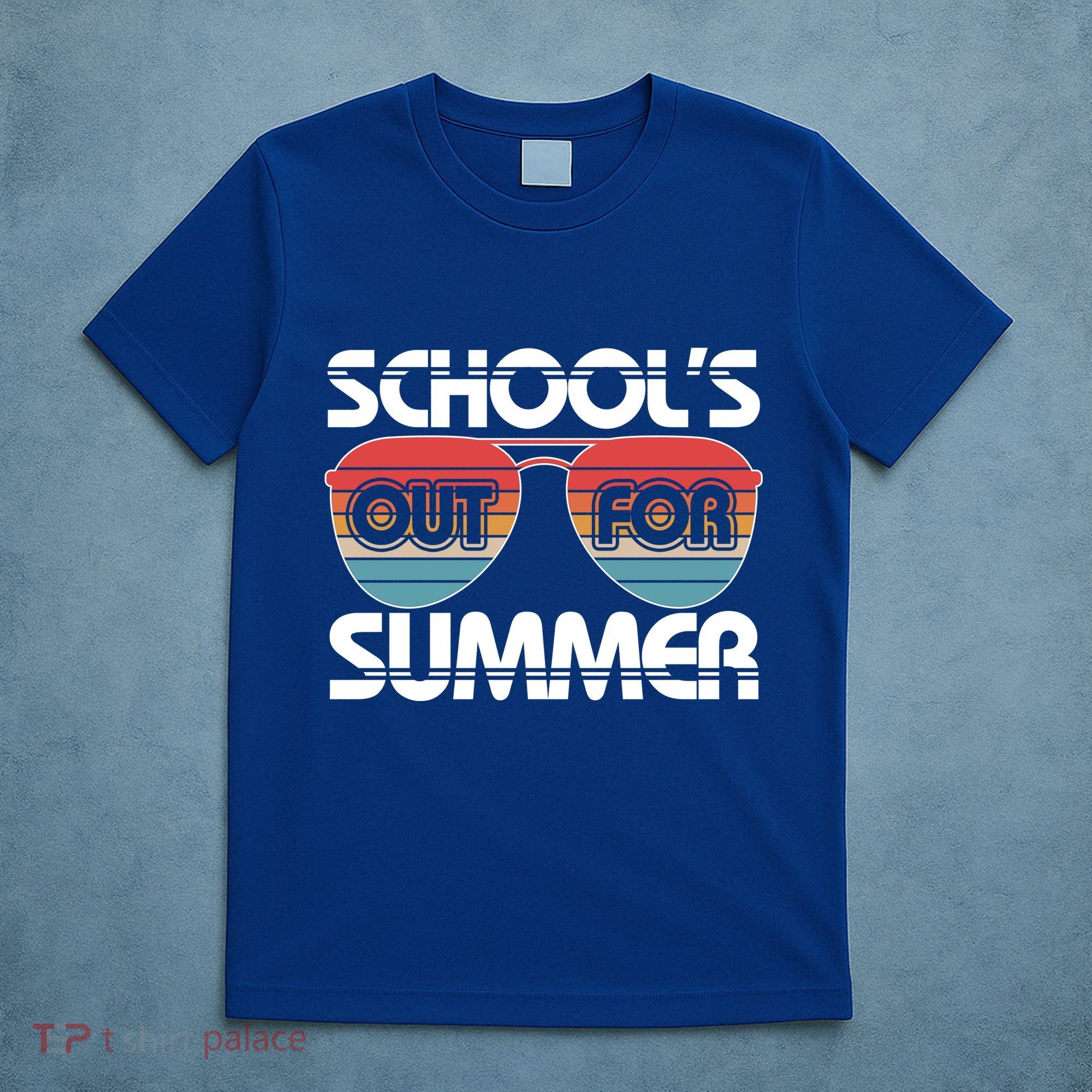 Retro School's Out For Summer Aviator Sunglasses T-Shirt