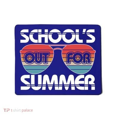 Retro School's Out For Summer Aviator Sunglasses Mousepad