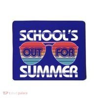 Retro School's Out For Summer Aviator Sunglasses Mousepad thumb 0