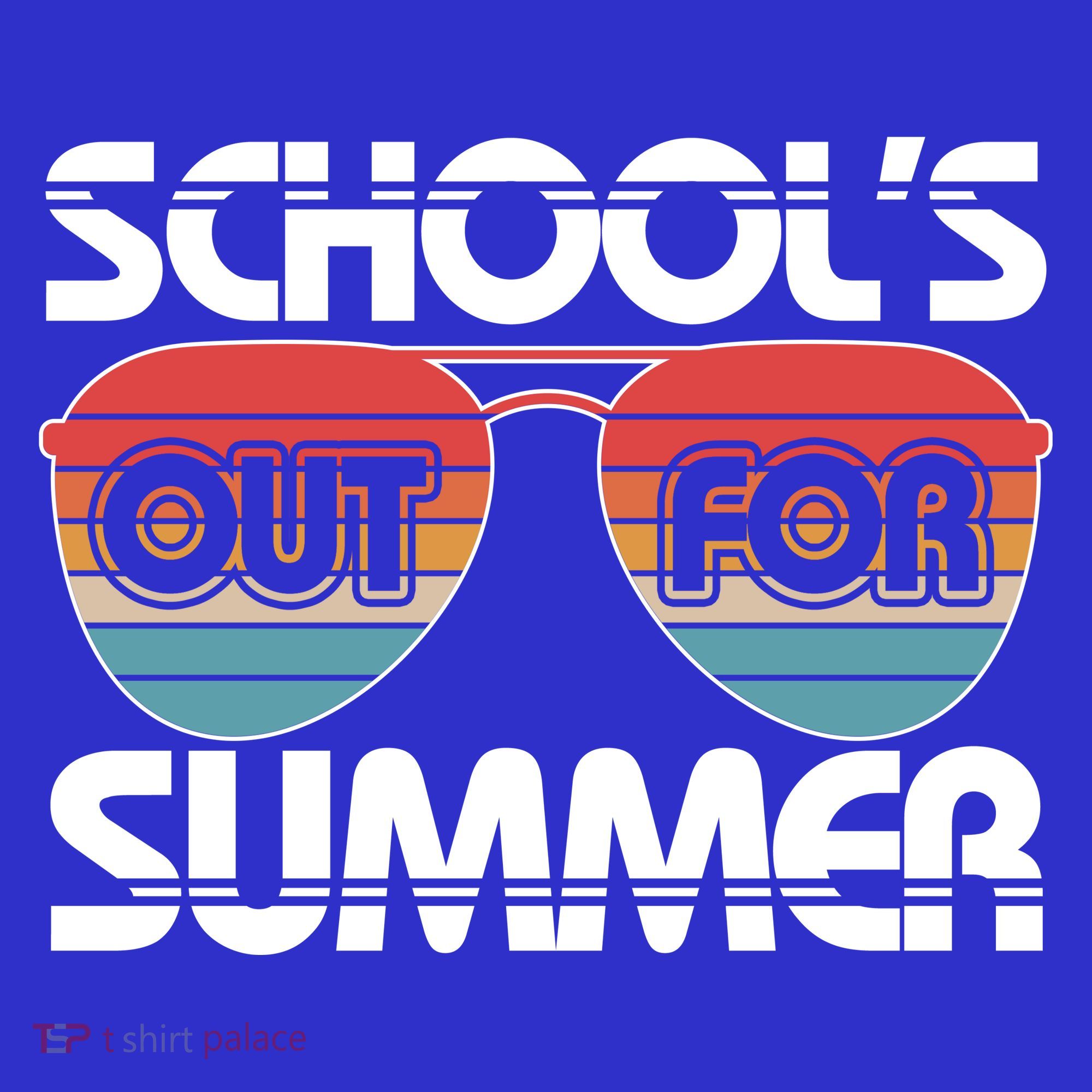 Retro School's Out For Summer Aviator Sunglasses Baby Bodysuit