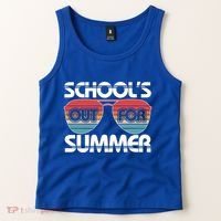 Retro School's Out For Summer Aviator Sunglasses Tank Top thumb 2