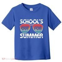Retro School's Out For Summer Aviator Sunglasses Toddler T-Shirt thumb 0