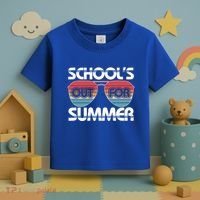 Retro School's Out For Summer Aviator Sunglasses Toddler T-Shirt thumb 3