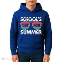 Retro School's Out For Summer Aviator Sunglasses Kids Hoodie thumb 4